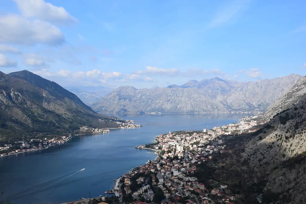 Kotor Old Town Views: The Walls, the Towers and the Fortress Above