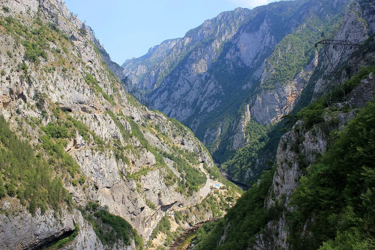 Piva Canyon: The Lake Road, the Dam and Plužine