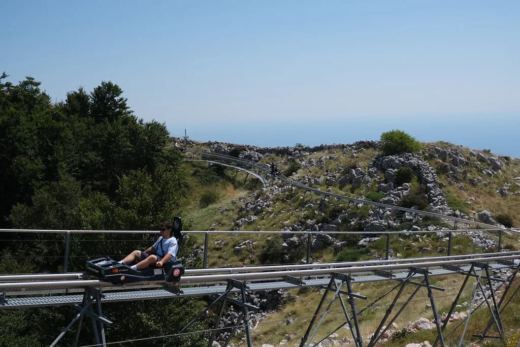 Kotor Alpine Coaster: The Ride at the Top of the Cable Car