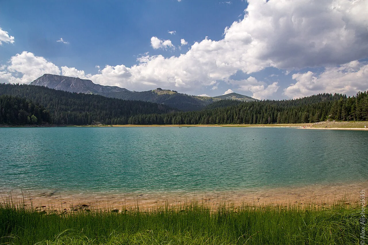 Black Lake (Crno jezero), a nearby glacial lake in Durmitor National Park.