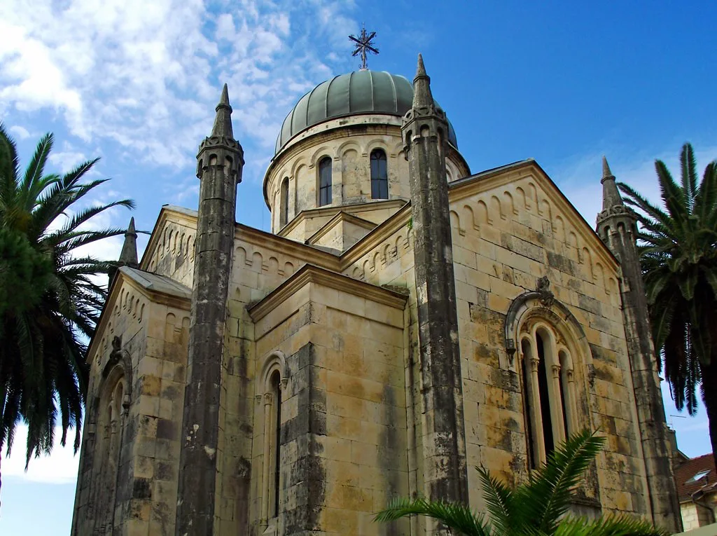 The Church of St Michael the Archangel on Belavista Square, Herceg Novi.