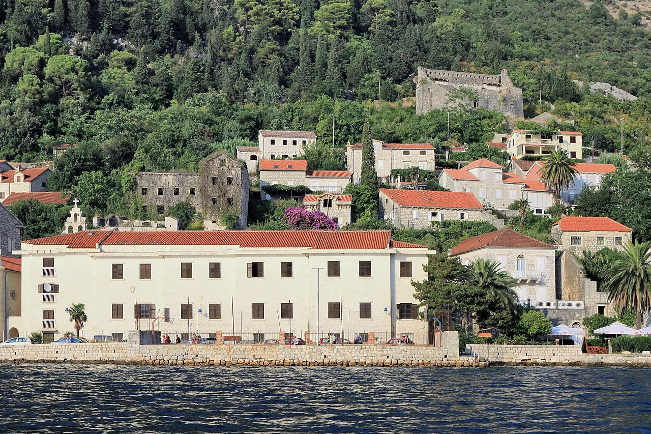Perast seen from the sea