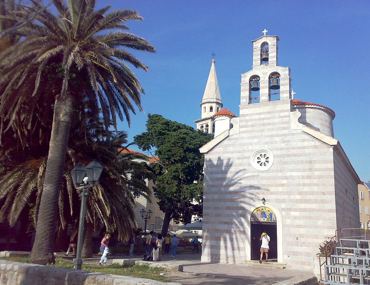 Holy Trinity Church in Budva Old Town.