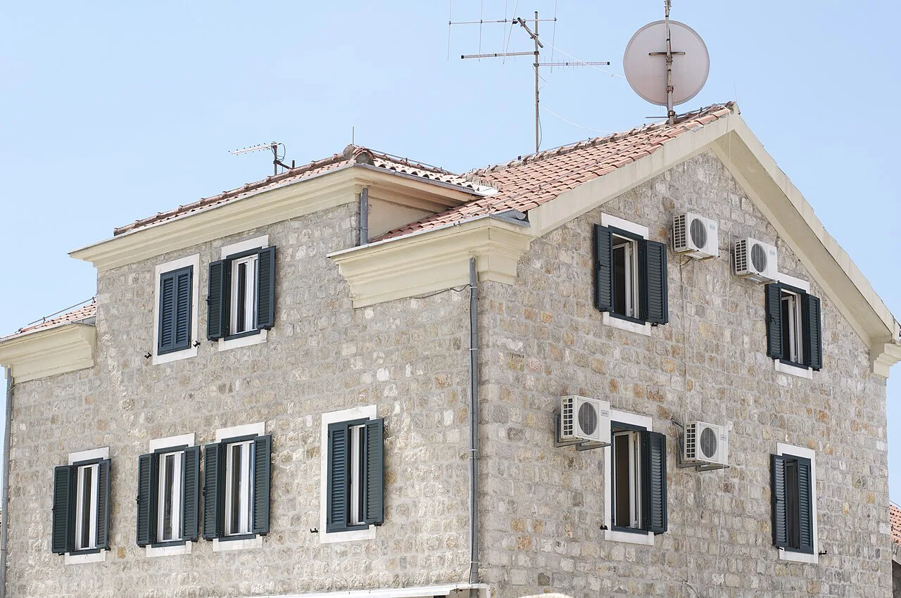 A traditional stone house in Herceg Novi.