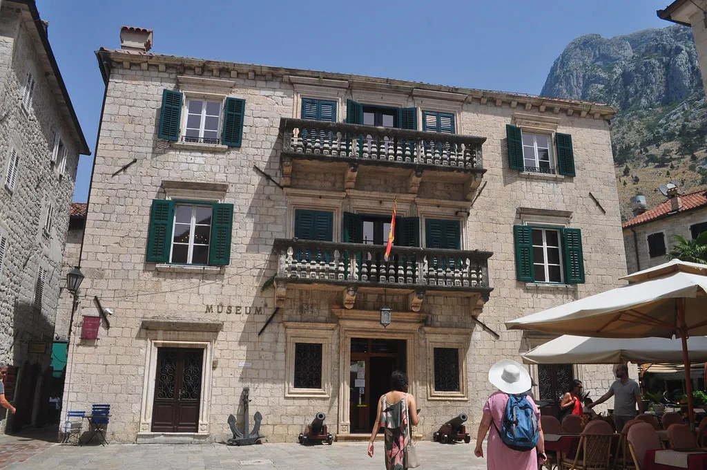 Grgurina Palace, home of the Maritime Museum of Montenegro, Kotor.