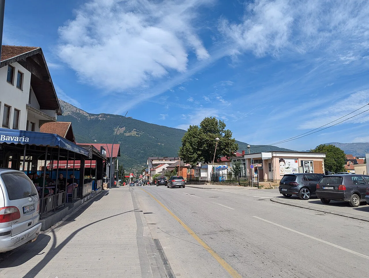 Racina Street in Plav, in the same valley as Grlja waterfall.