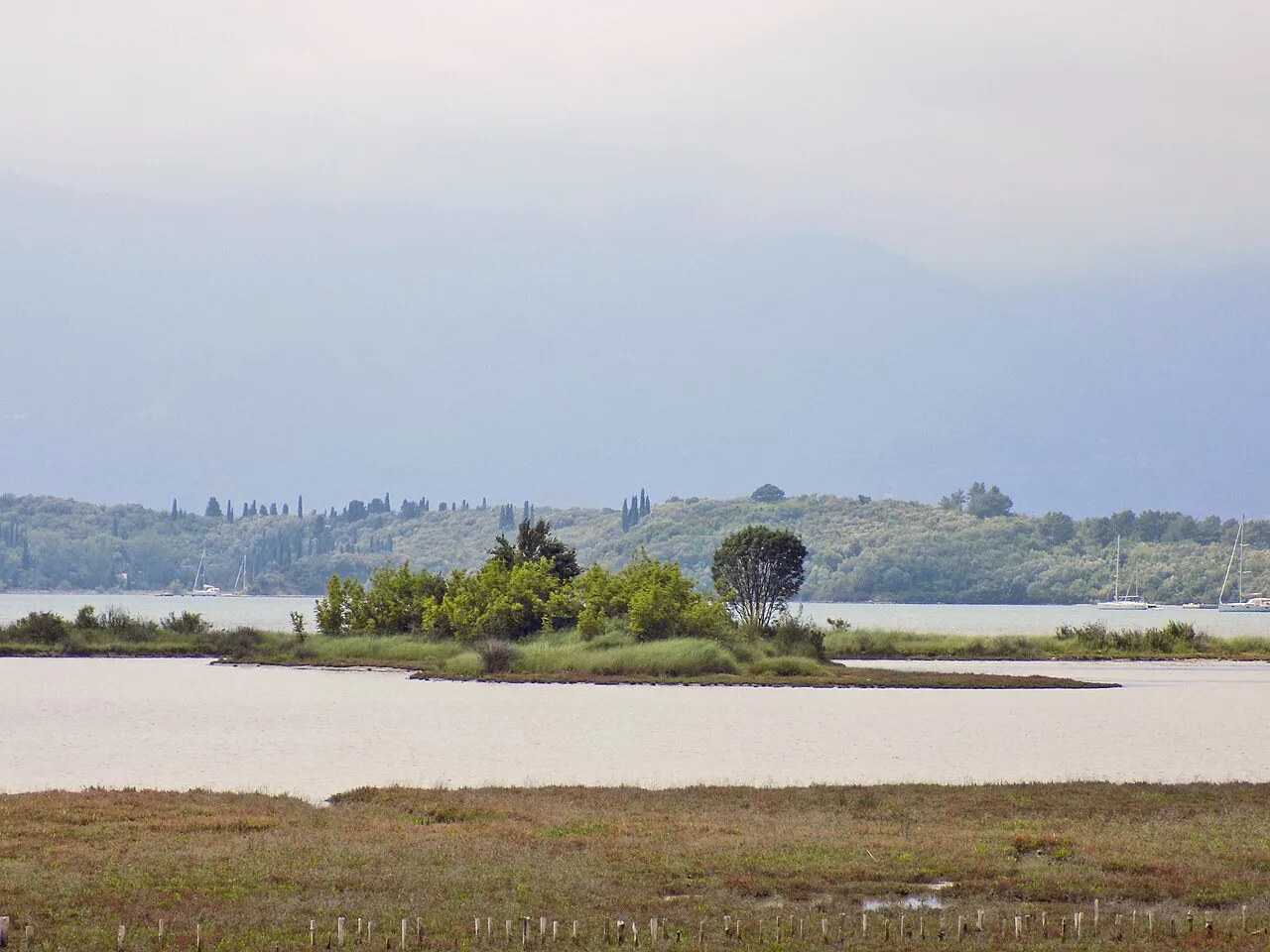 Solila Special Nature Reserve, the wetland near the Island of Flowers in Tivat