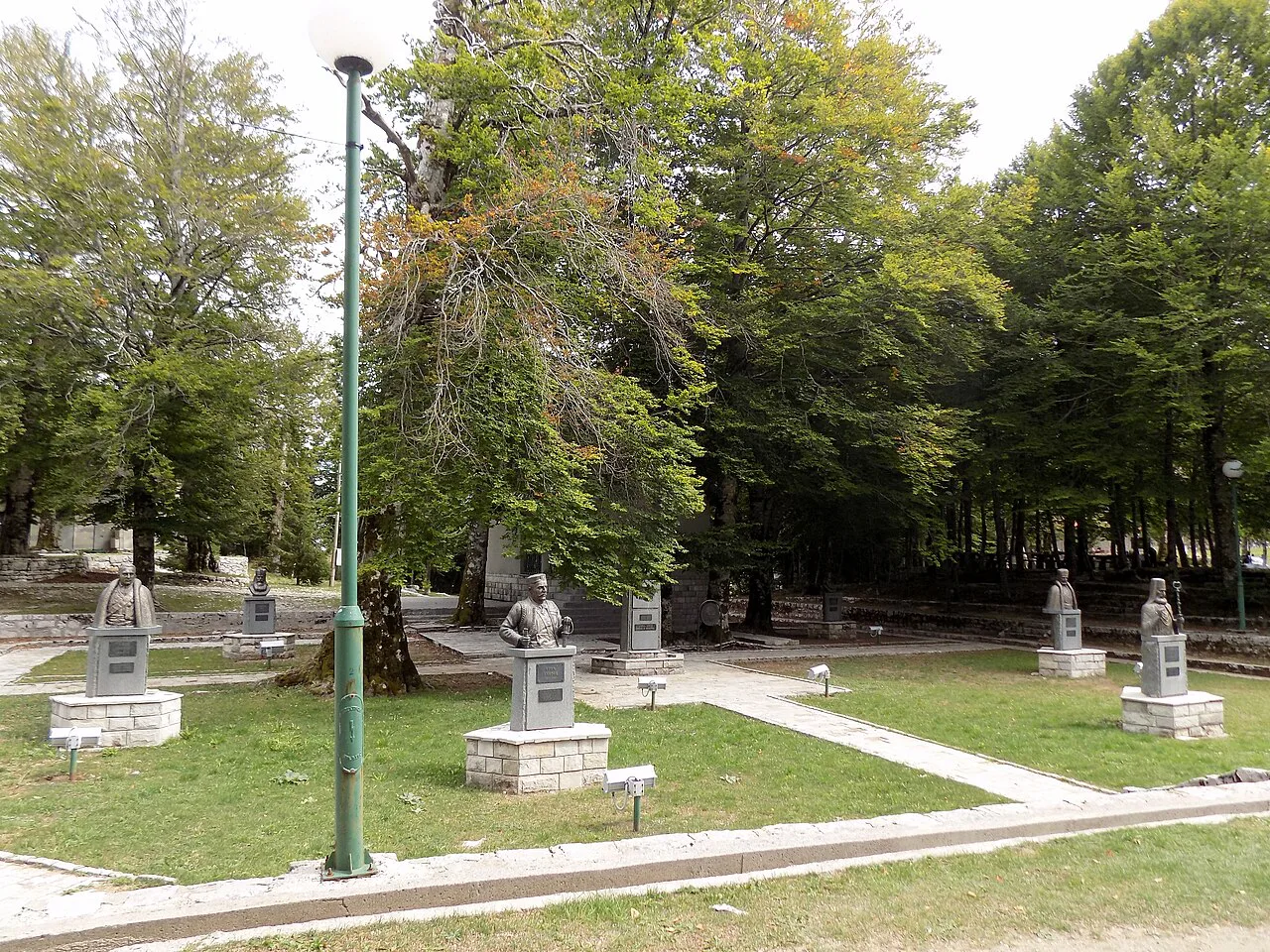 Memorial park of the Petrović Njegoš dynasty at Ivanova Korita.
