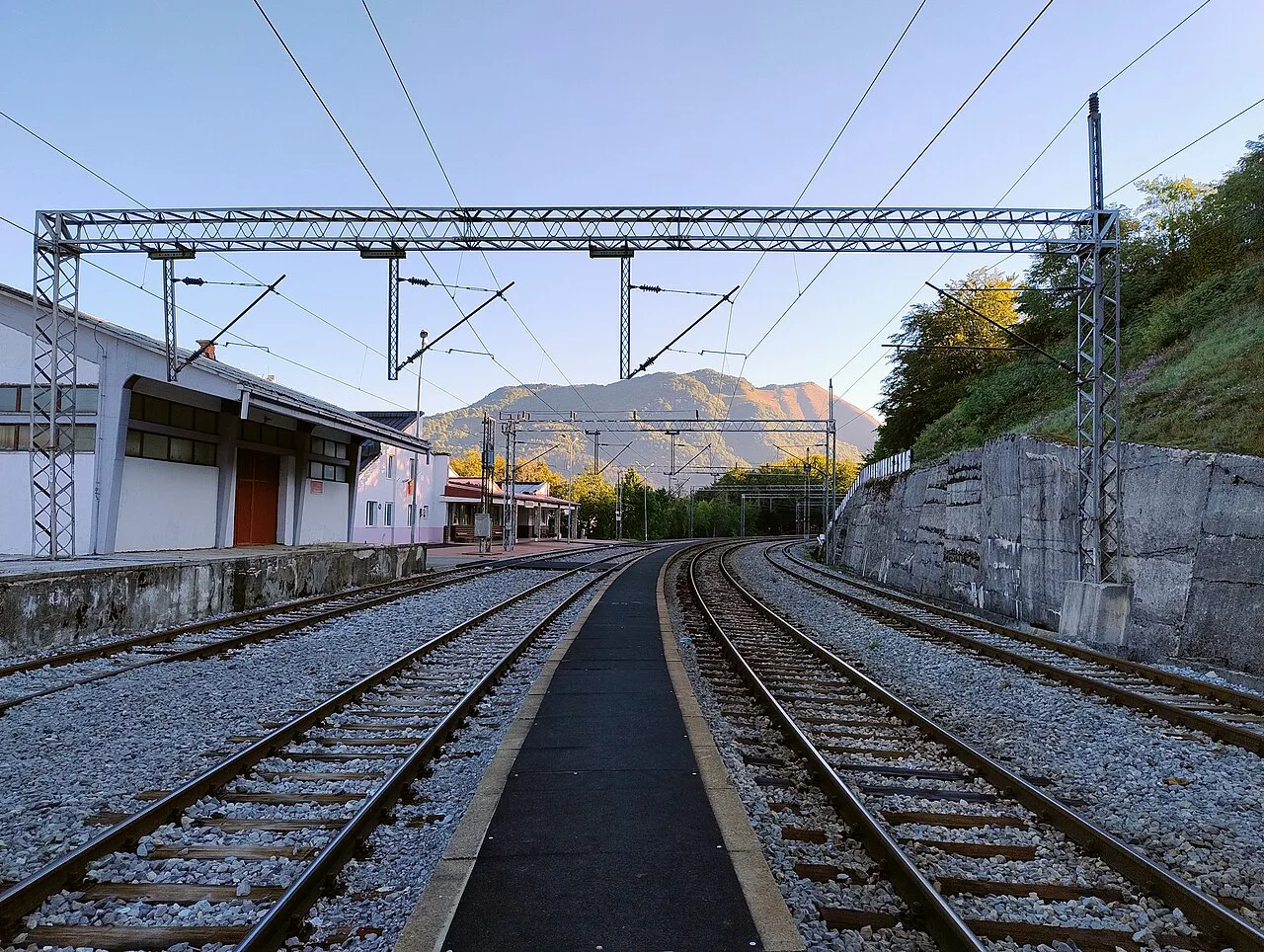Kolašin railway station.
