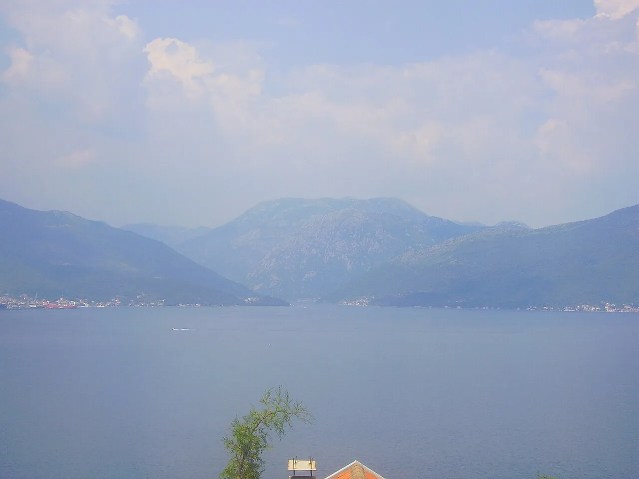 View across the bay from Krašići on the Luštica peninsula