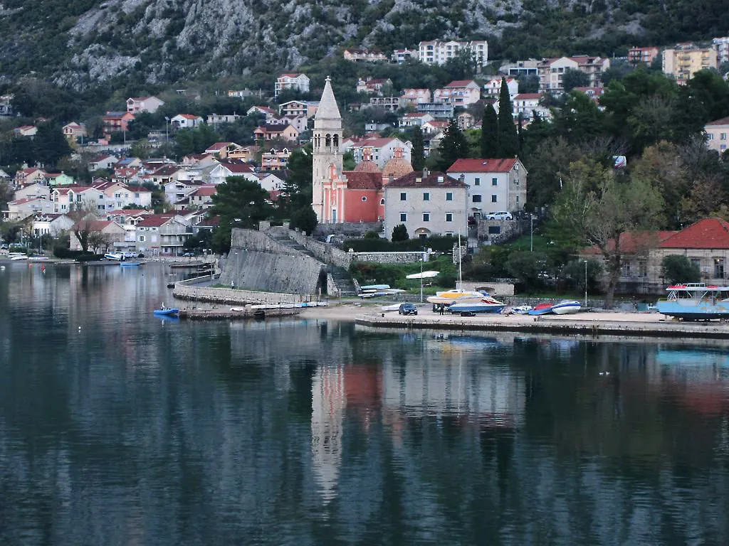 St Matthias Church on the shore of the Bay of Kotor.