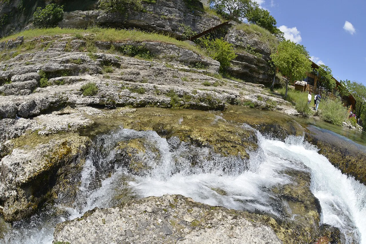 The Cijevna river near Podgorica, home of the Niagara waterfall.