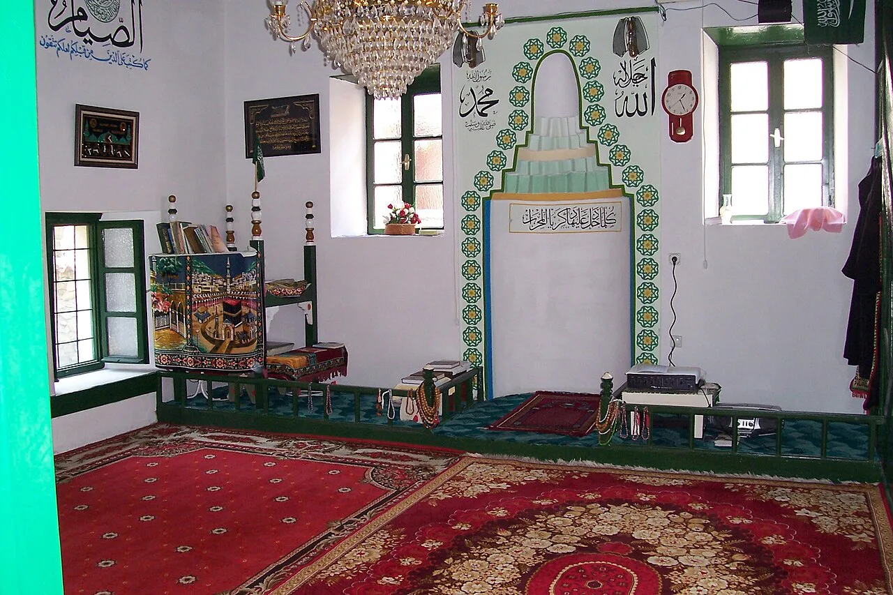 Inside Pasha's Mosque, Ulcinj.
