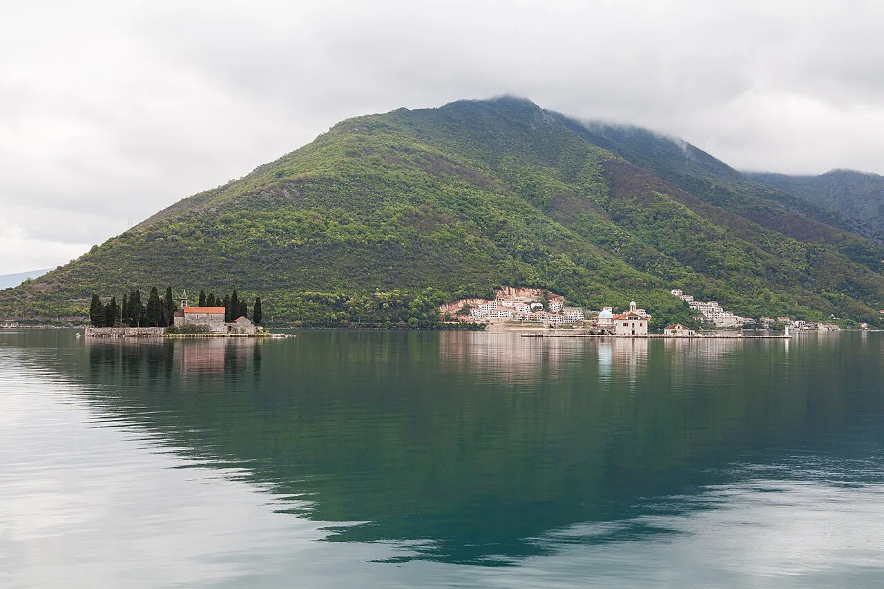 Our Lady of the Rocks and St George islets off Perast.