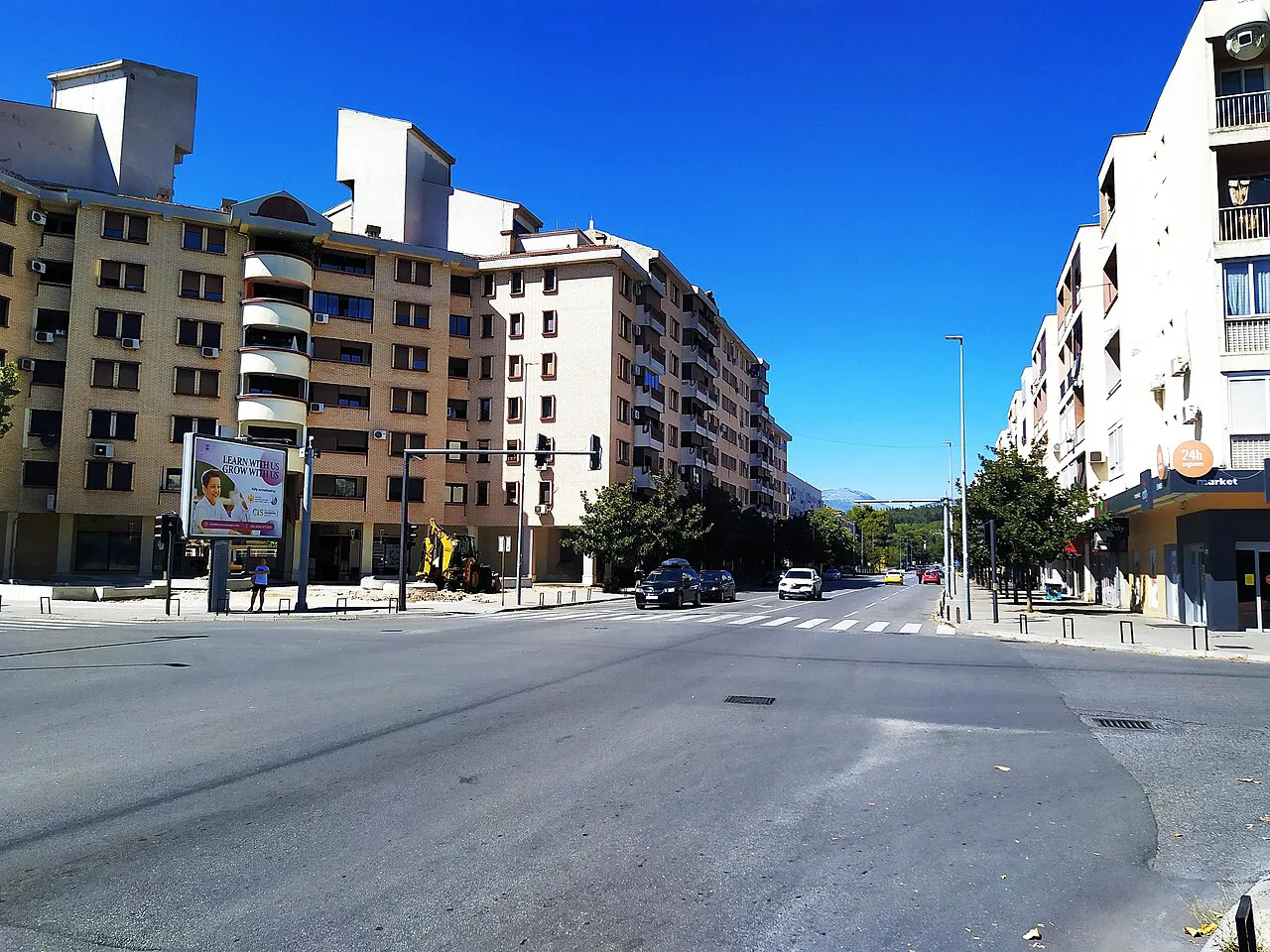 Bratstva i Jedinstva Street in Podgorica
