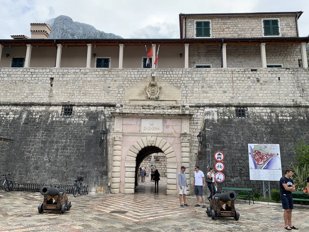 The Sea Gate, the main entrance to Kotor Old Town.