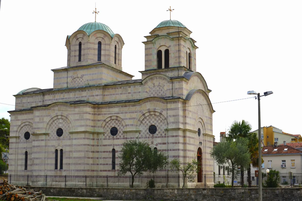 The Church of St Sava in Tivat.