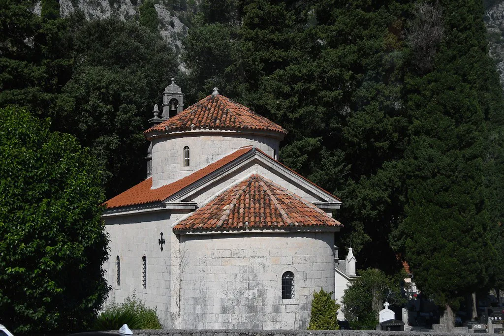 The cemetery chapel at Škaljari, Kotor.