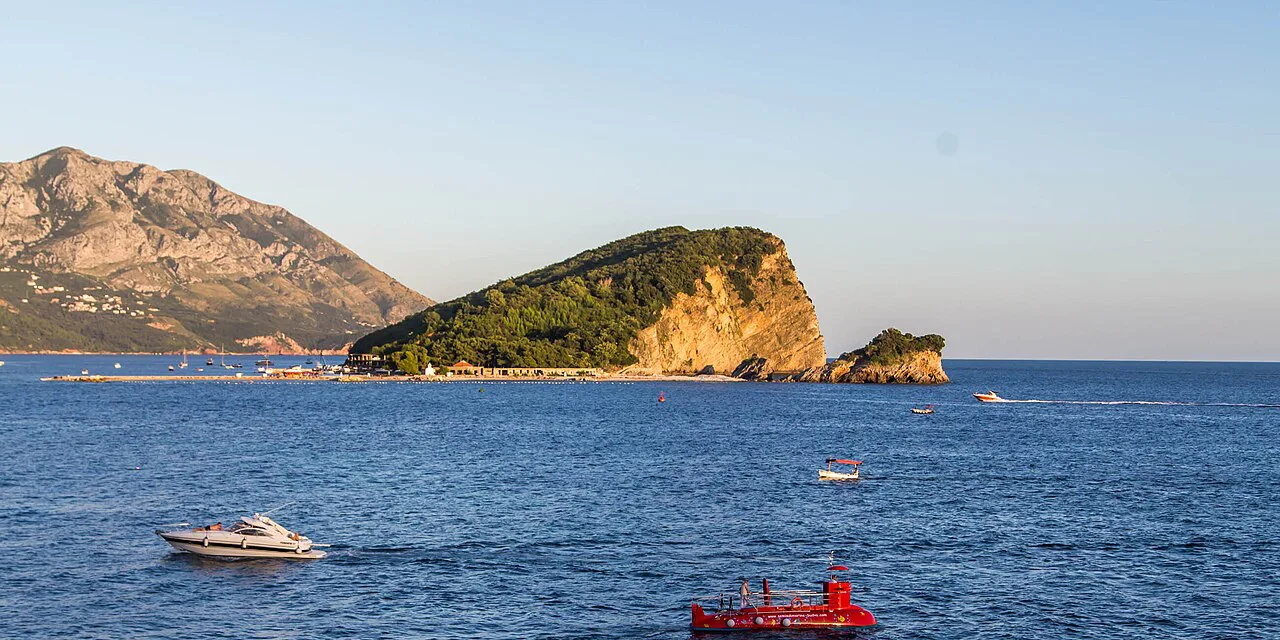 Sveti Nikola island off Budva.