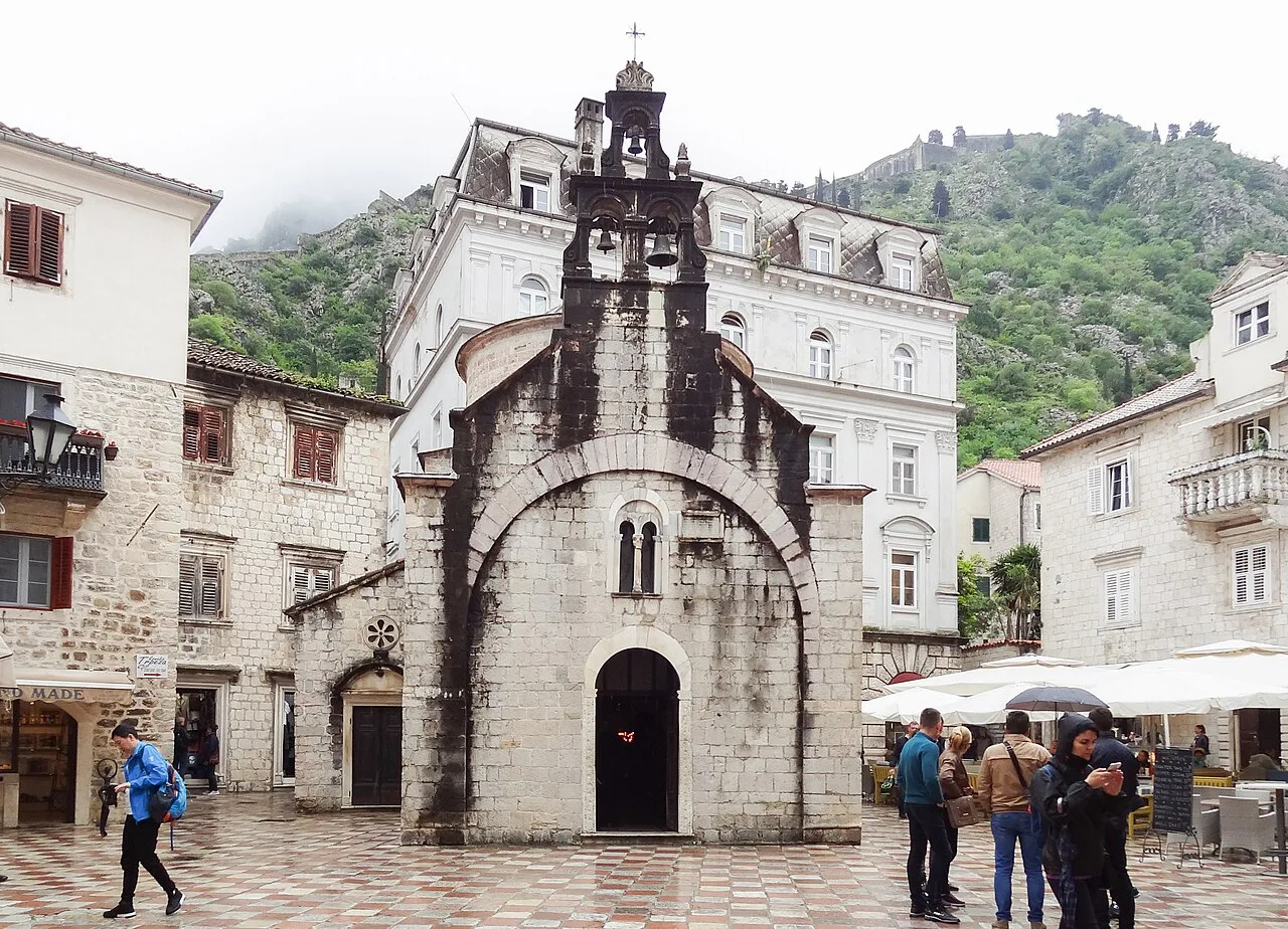 The Church of Saint Luke in Kotor Old Town.