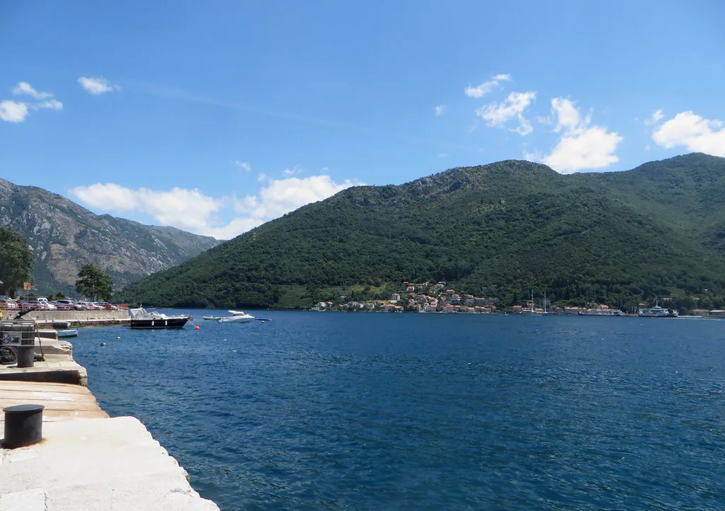 The Bay of Kotor near Tivat.