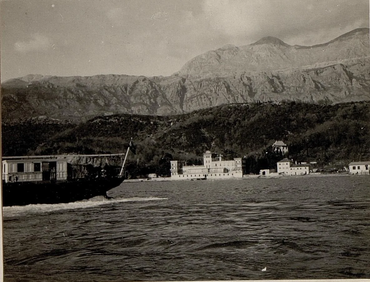 Zelenika seen from the sea in February 1916.